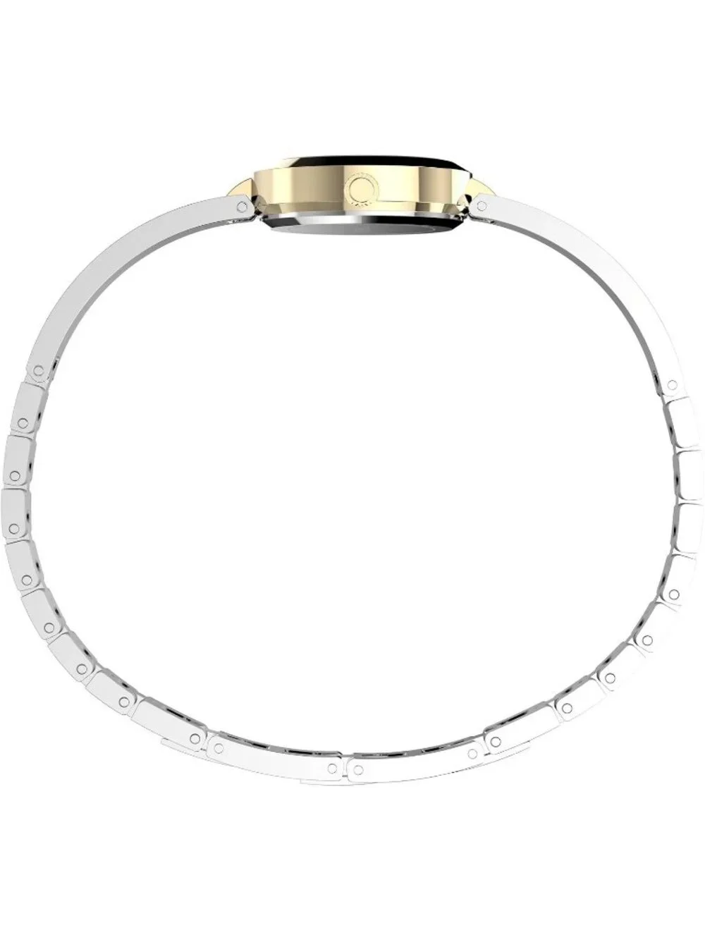 Women's Two-Tone/Gold-Tone/Silver Bracelet Sparkling Crystals Shine Wrist Watch